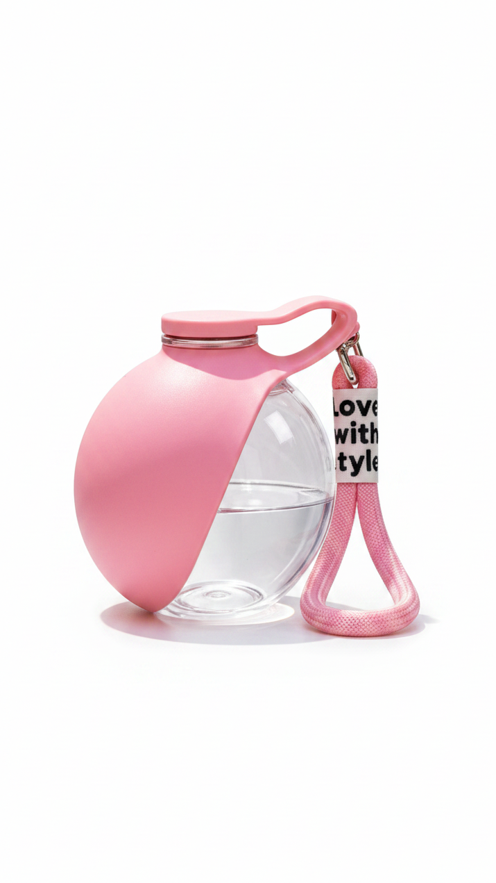 Effortless, All-in-One Pet Hydration Bottle (Clear)