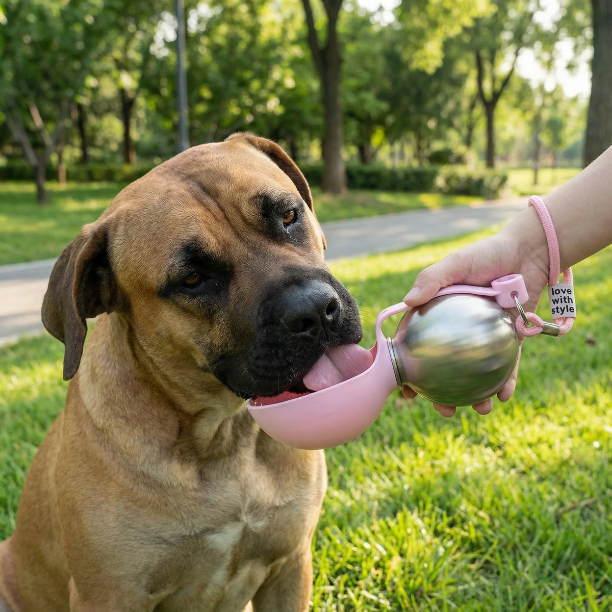 Effortless, All-in-One Pet Hydration Bottle (Stainless Steel)